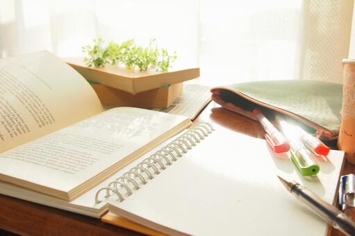 Study with foreign books 1, JPG Study with foreign books 1, सुबह, चाय, नोटबुक, JPG