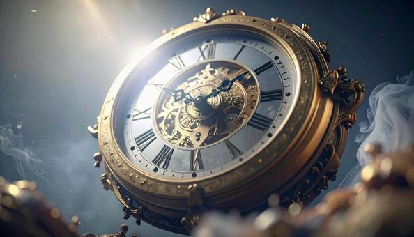 壁掛け時計の写真