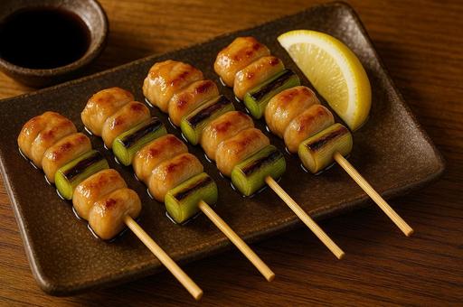 焼き鳥ねぎま盛り合わせ・串焼き・居酒屋 焼き鳥ねぎま盛り合わせ・串焼き・居酒屋の写真