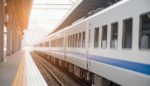 鉄道車両の側面 鉄道車両の側面の写真