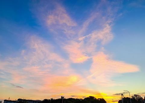 朝の空 朝の空の写真