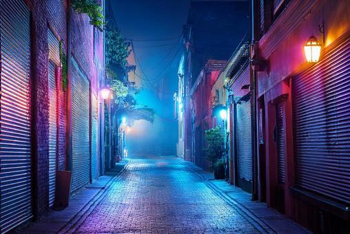 路地裏 路地裏の写真