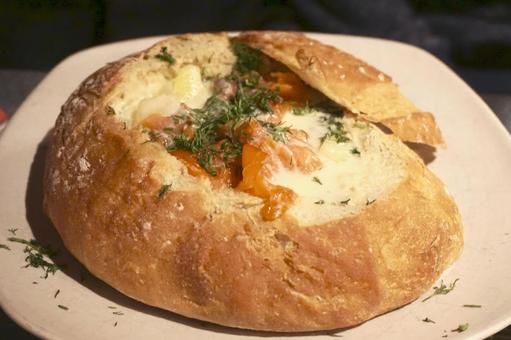 フィンランドのトナカイシチュー フィンランド,ヘルシンキ,レストランの写真素材