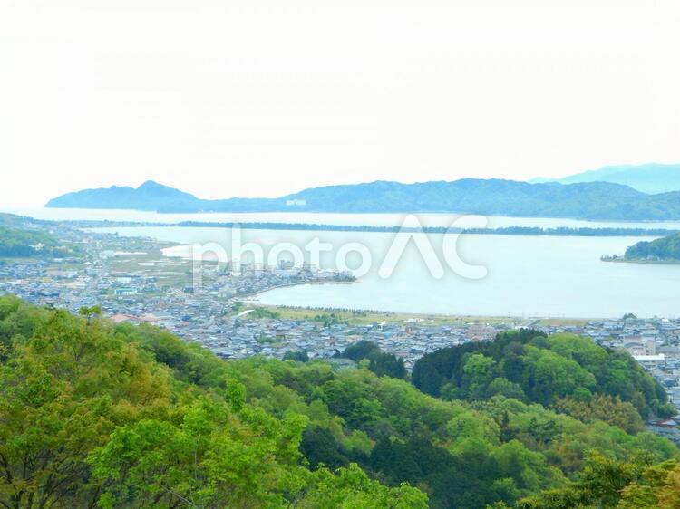 京都の風景・天橋立と海 京都,天橋立,海の写真素材