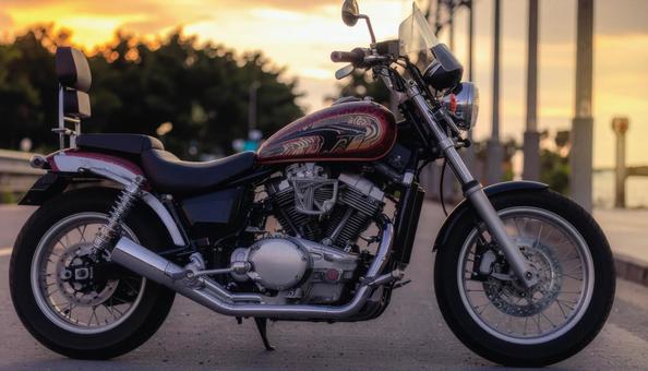 ワイルドなアメリカンバイク ワイルドなアメリカンバイクの写真
