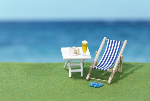 暑中見舞い はがき比率 暑中見舞い はがき比率 暑中見舞い,はがきサイズ,ビーチの写真素材