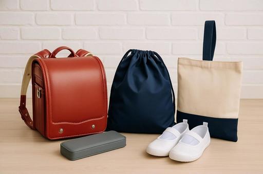 シンプルな入学準備の写真