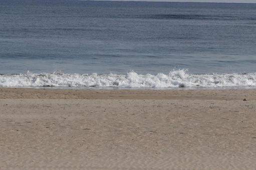 浜辺の白波 浜辺の白波の写真