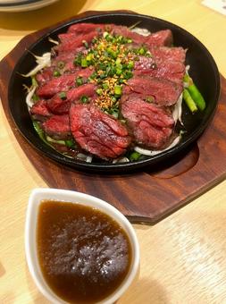 さがり肉のステーキ さがり肉のステーキの写真