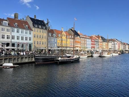 ニューハウン ニューハウン,コペンハーゲン,デンマークの写真素材