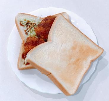 ヒレカツサンド ヒレカツサンド ヒレカツサンド,ヒレカツパン,ヒレカツの写真素材