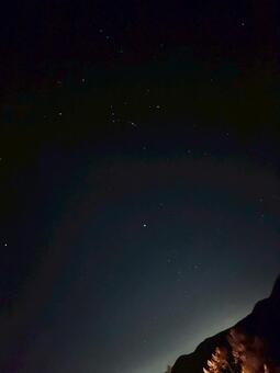 星空 長野県,諏訪湖,夜空の写真素材