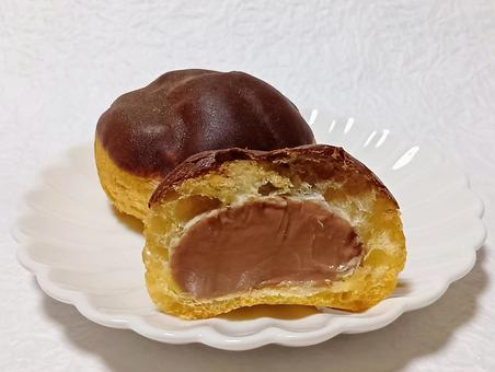 シュークリーム シュークリーム,洋生菓子,スイーツの写真素材