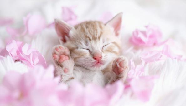 赤ちゃんネコの写真