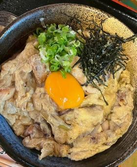 親子丼 親子丼,丼,卵黄の写真素材