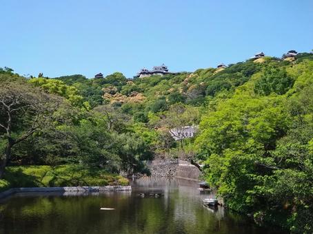 松山城3 松山城3 松山城,松山,日本の城の写真素材