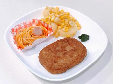 Photo, children&#39;s plate, for children, lunch plate, 