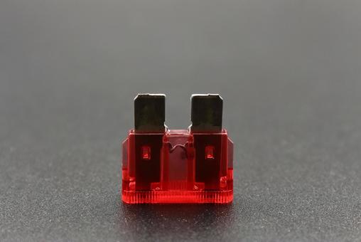 切れた平型ヒューズ ヒューズ,平型,切れるの写真素材