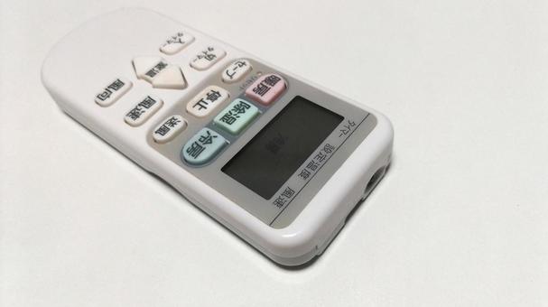 エアコンのリモコン エアコン,リモコン,白の写真素材