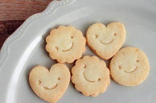 スマイルクッキー クッキー,スマイル,笑顔の写真素材
