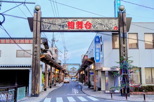 岡山県真庭市の勝山町並み保存地区 岡山県真庭市の勝山町並み保存地区の写真