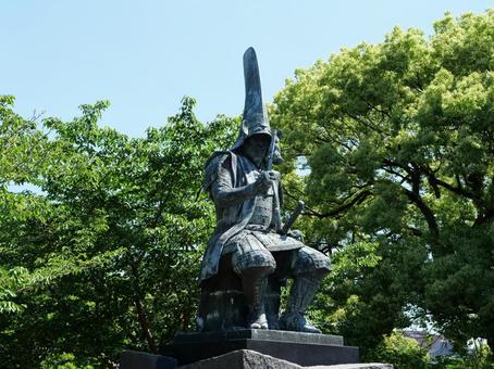 熊本市 加藤清正像 熊本市 加藤清正像 熊本市,加藤清正,熊本城の写真素材