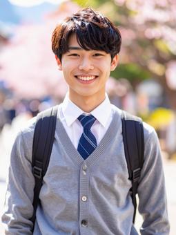 男子高校生 男子高校生の写真