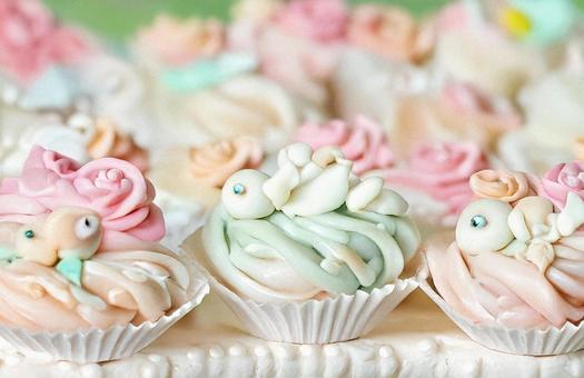 ケーキのクレイアート ケーキのクレイアートの写真