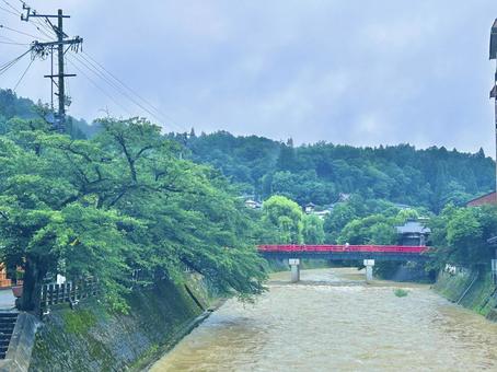 濁った川 濁った川の写真