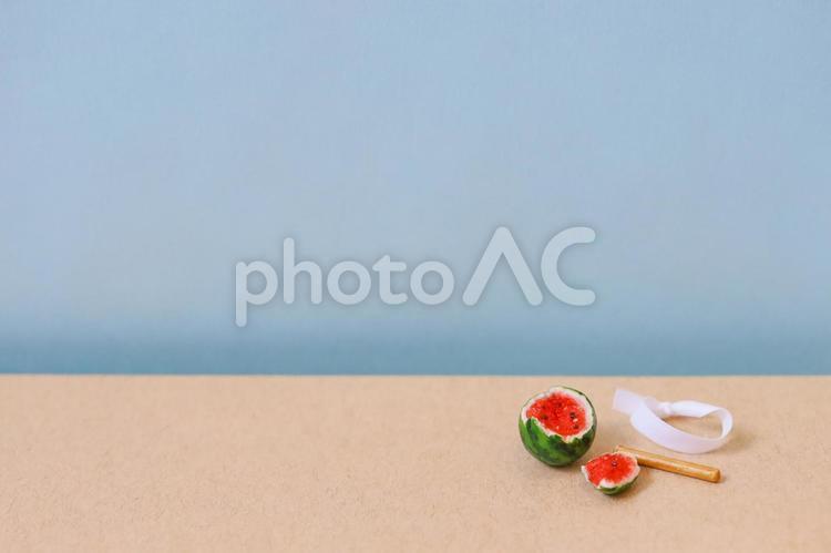 スイカ割りのイメージ スイカ割り,スイカ,アクティビティの写真素材