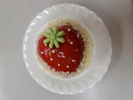 イチゴのケーキの写真