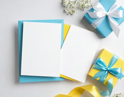 父の日のプレゼントと手紙 父の日のプレゼントと手紙の写真
