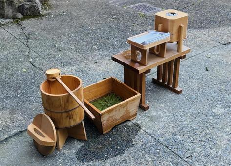 手水道具 手水道具の写真