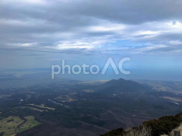 伊吹山からの景色 自然,風景,景色の写真素材