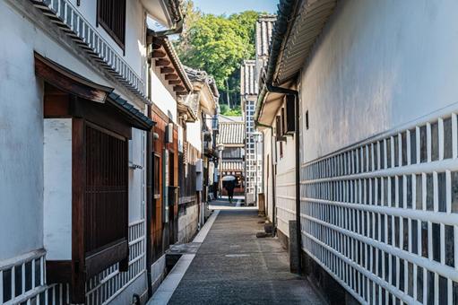 岡山　倉敷美観地区の風景 倉敷,倉敷美観地区,岡山の写真素材