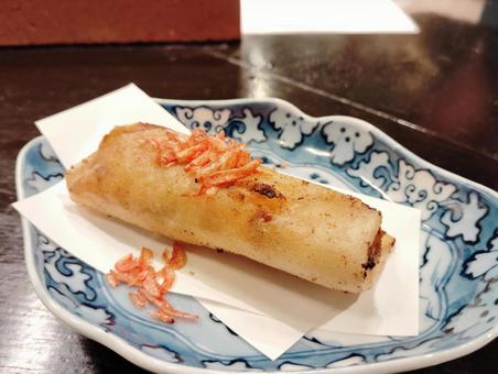 春巻き 春巻き 春巻き,桜えび,居酒屋の写真素材
