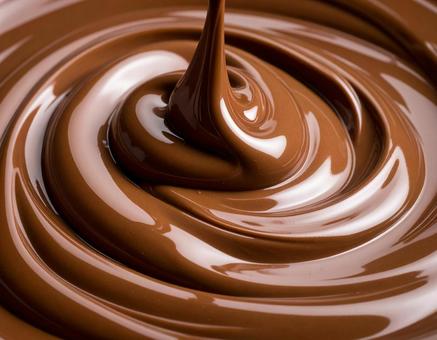 溶けたチョコレートの写真