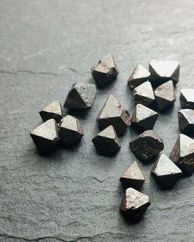 マグネタイト マグネタイト,磁鉄鉱,鉄の写真素材