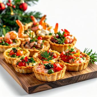 クリスマスパーティーオードブル盛り合わせ クリスマスパーティーオードブル盛り合わせの写真