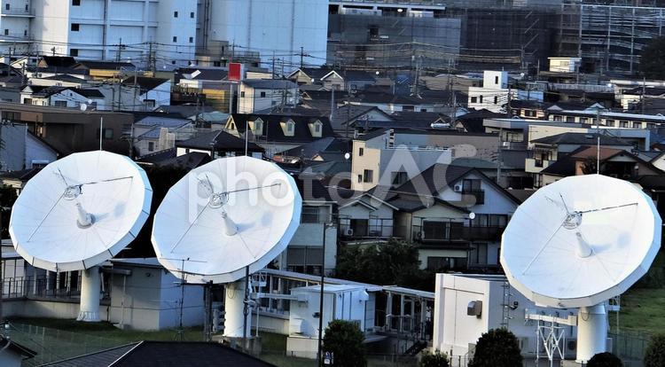 衛星放送アンテナ アンテナ,衛星放送,衛生制御の写真素材