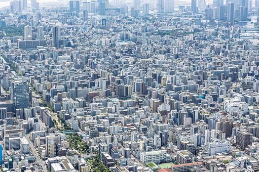 東京スカイツリーから見た風景 東京スカイツリーから見た風景の写真