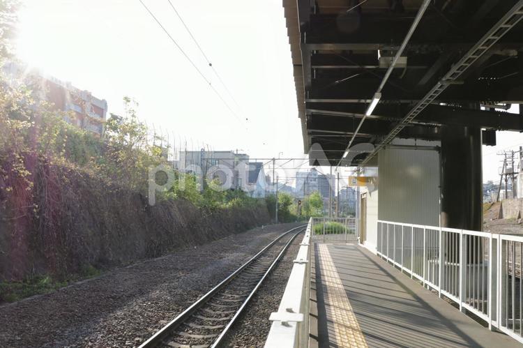 とおくのまち 風景,切ない,寂しいの写真素材