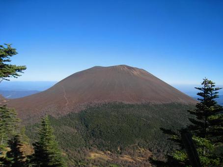 浅間山 浅間山,火山,日本百名山の写真素材