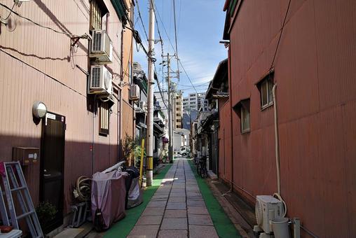 昭和の雰囲気を残す町角 昭和の雰囲気を残す町角 町角,路地,隘路の写真素材