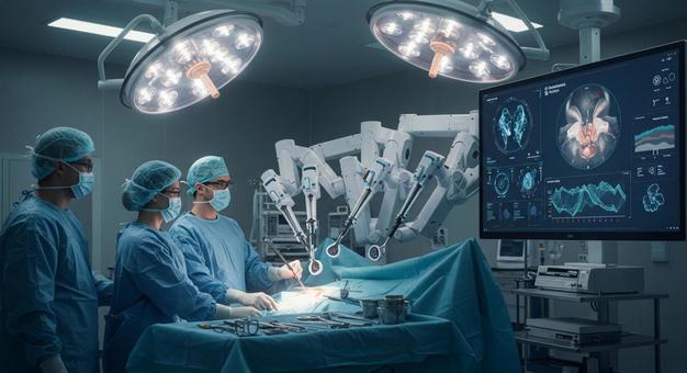 外科手術のAI手術支援システム 外科手術のAI手術支援システムの写真