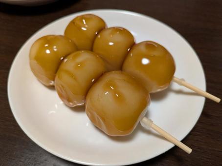 みたらし団子 みたらし,だんご,デザートの写真素材