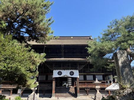 善光寺 善光寺 善光寺,長野,寺院の写真素材