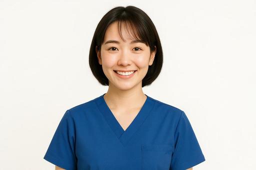 笑顔の看護師 笑顔の看護師の写真