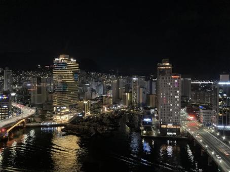 釜山 夜景 釜山 夜景の写真