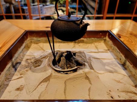 囲炉裏 いろり,古民家,日本建築の写真素材